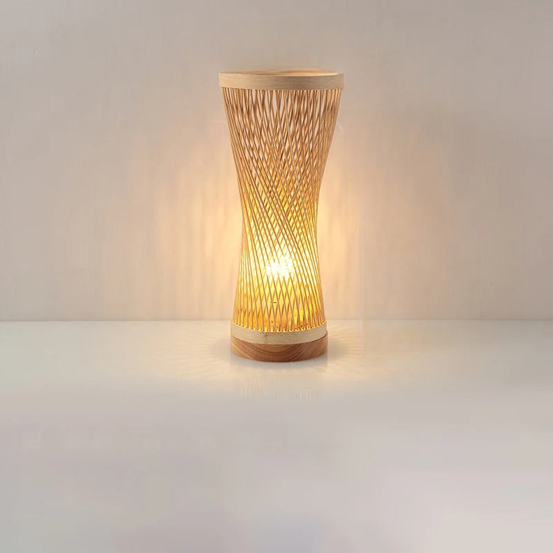 Kigumi Hand-Knitted Bamboo Table Lamp