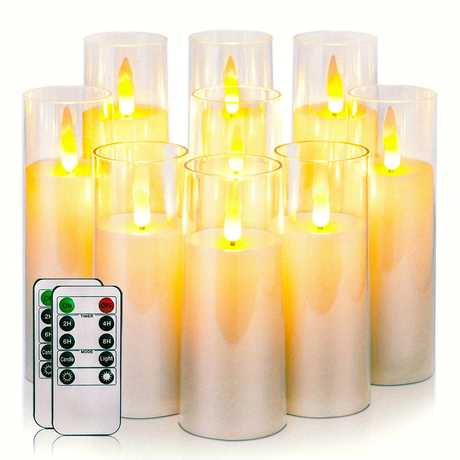 Aino Set of 9 Flameless Candles