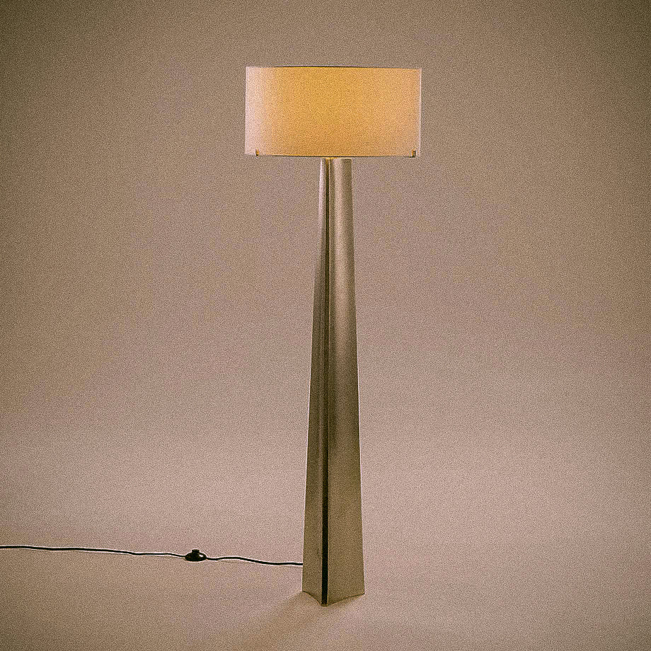 Triangulo Brass Floor Lamp - 61"