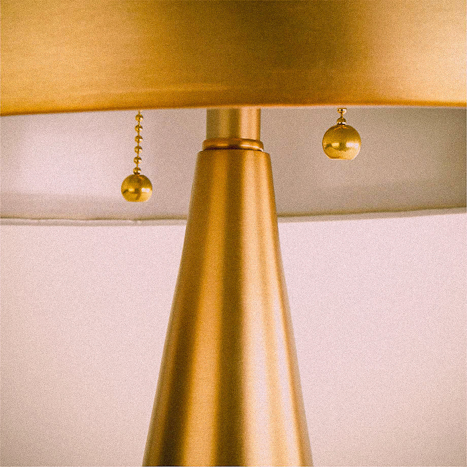 Freja Brass Mushroom Table Lamp