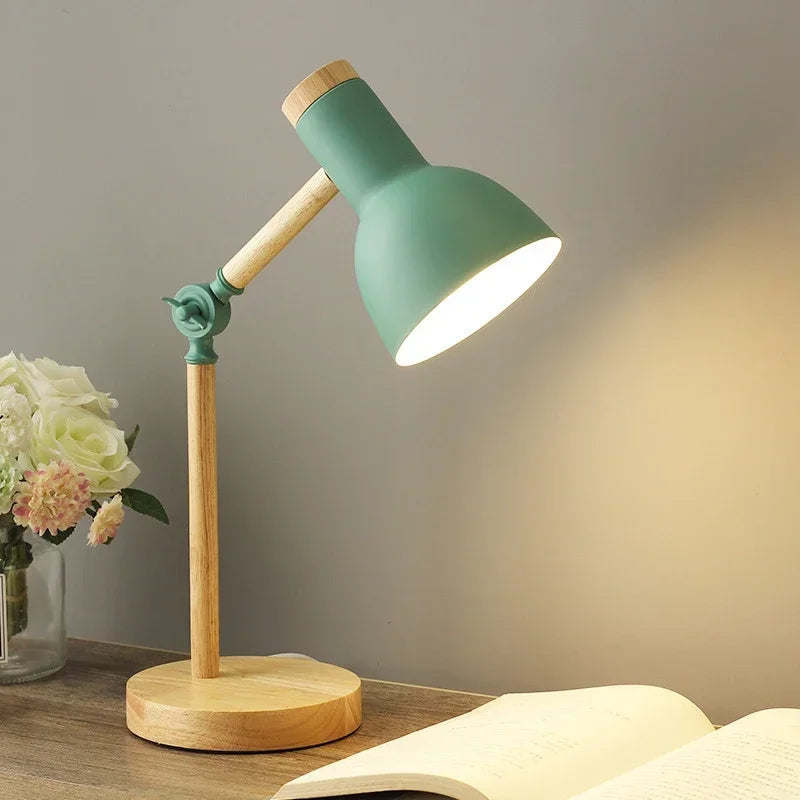 Kanna Nordic Wooden LED Desk Lamp