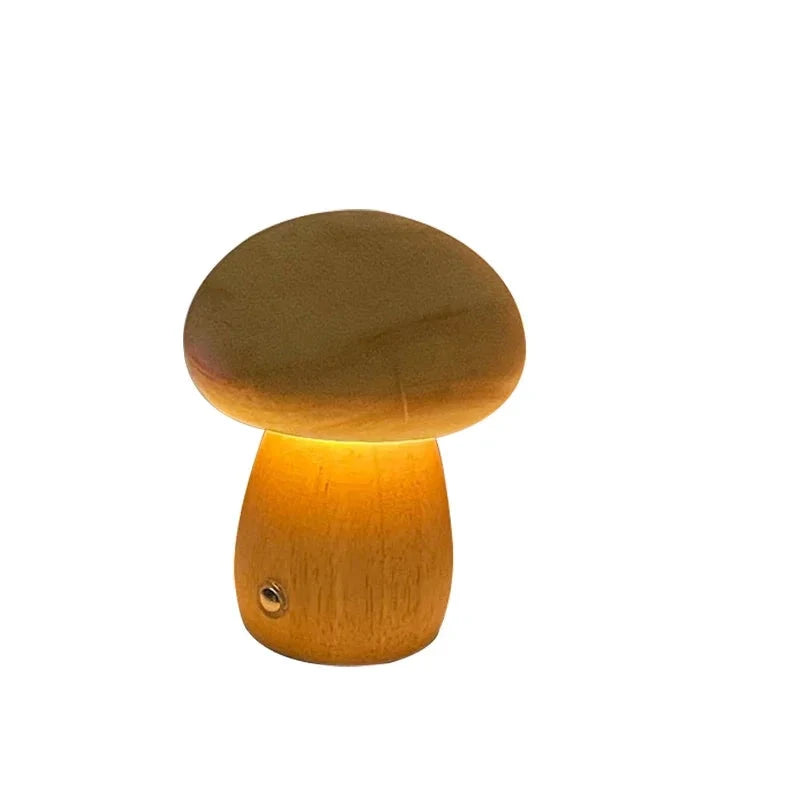 Chihiro Wooden Mushroom Table Lamp