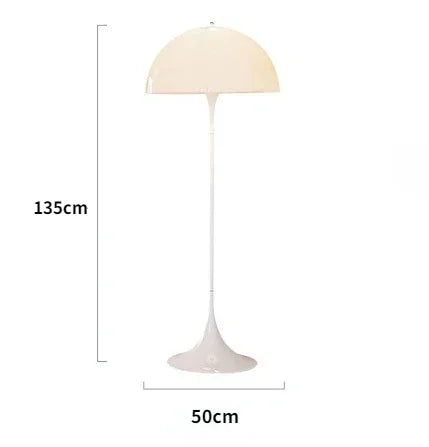 Modern White Mushroom Floor Lamp