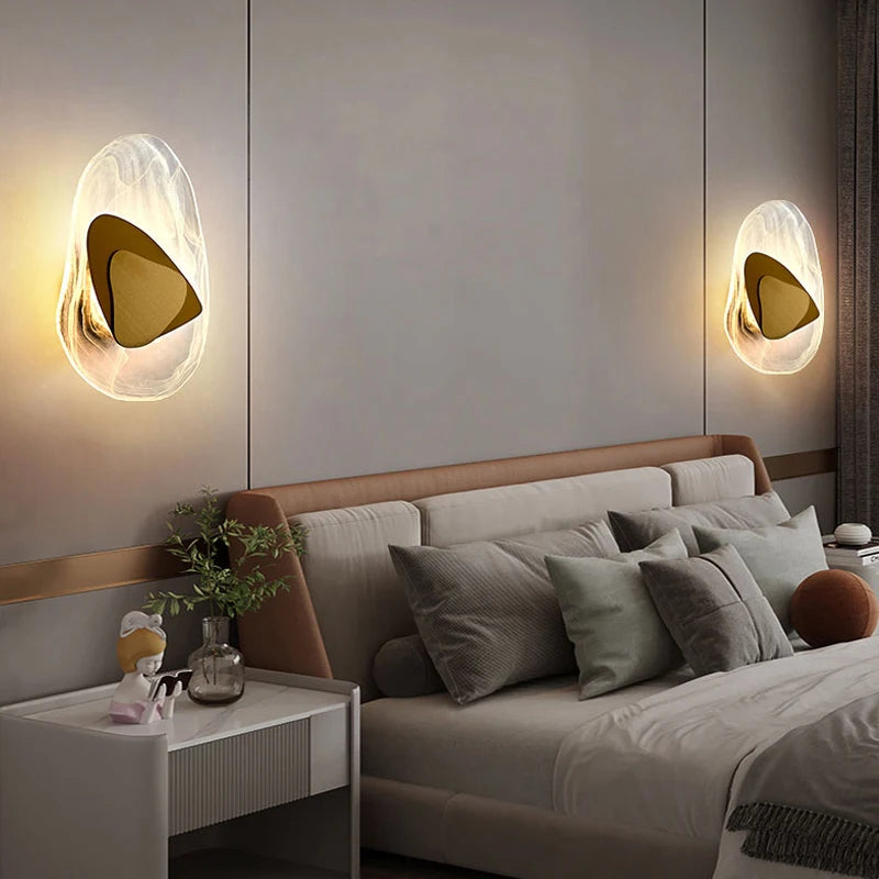 Hana Crystal LED Wall Lamp Sconce