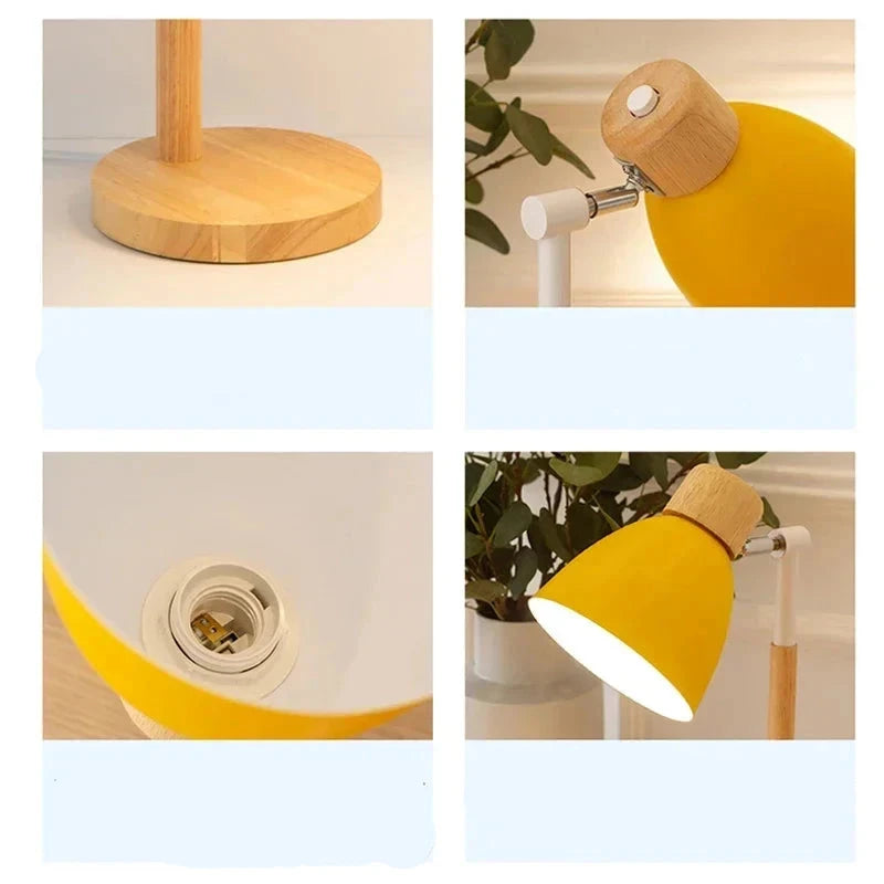 Kanna Nordic Wooden LED Desk Lamp