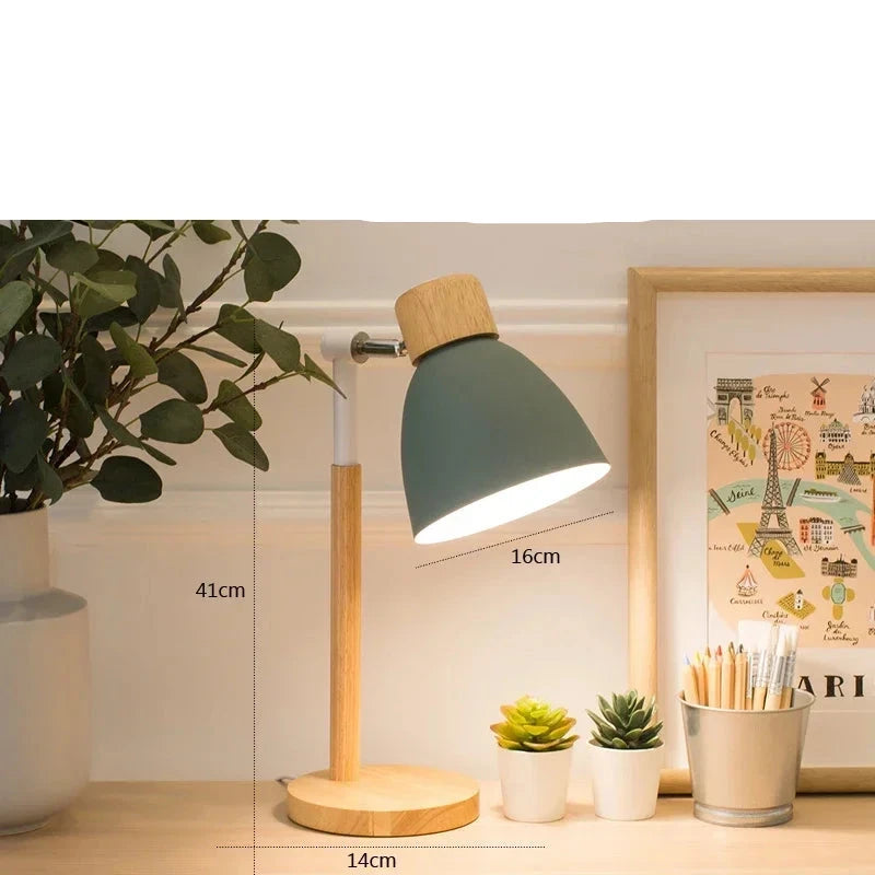 Kanna Nordic Wooden LED Desk Lamp