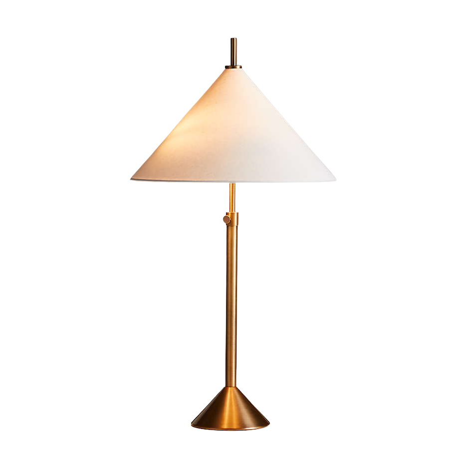 Kagura Black Telescoping Table Lamp