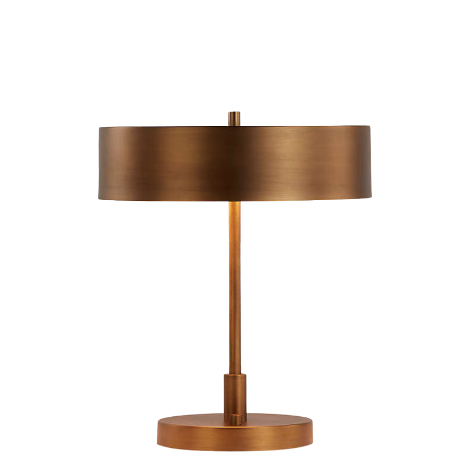 Strömstad Brass Table Lamp with USB Port