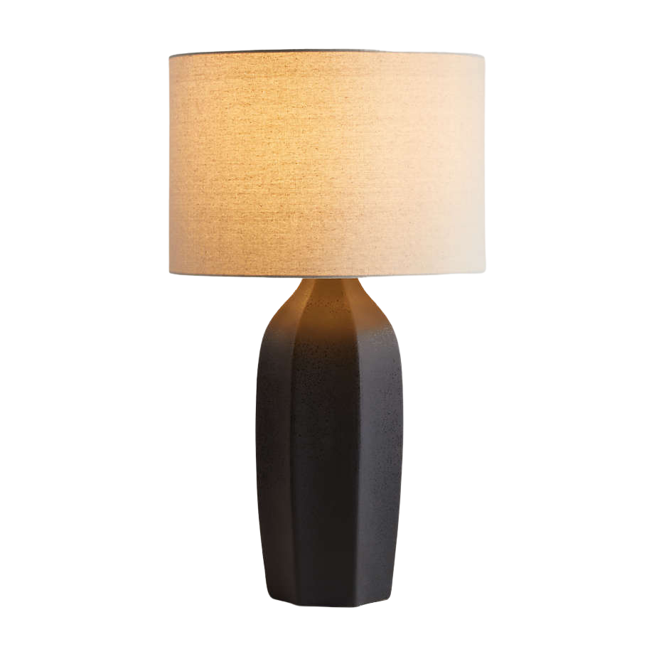 Svartvase Black Ceramic Table Lamp - 29.5