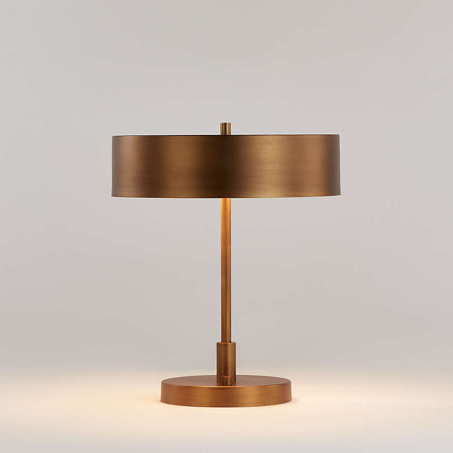 Strömstad Brass Table Lamp with USB Port